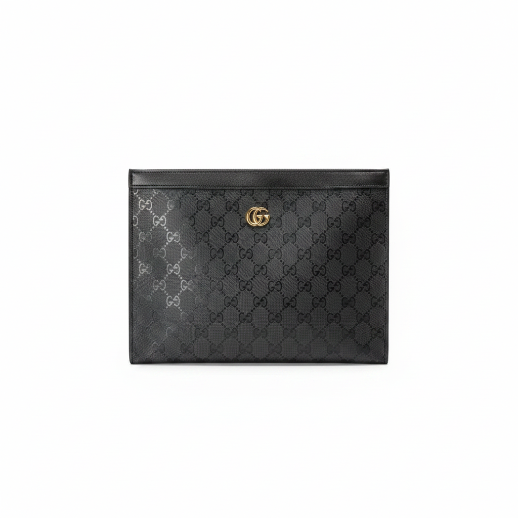 Luxury Monogram Zip Pouch