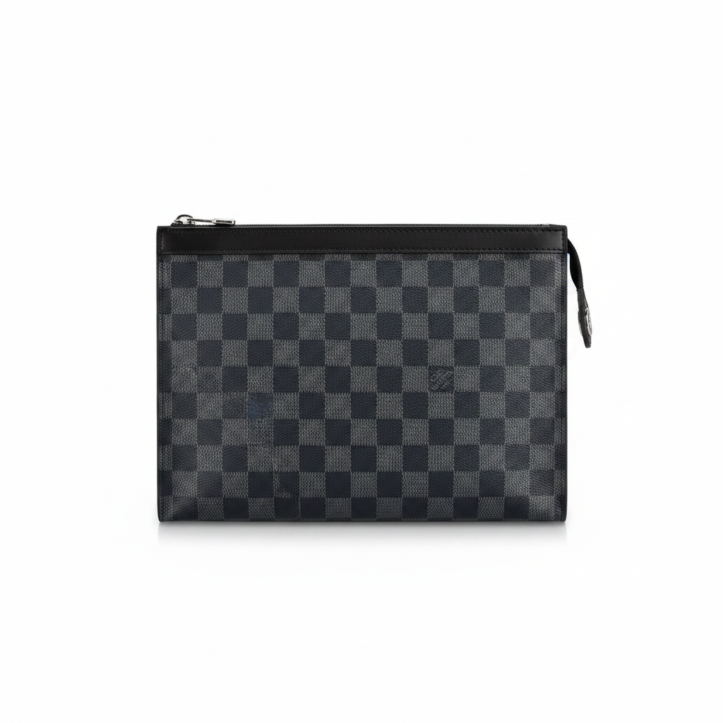 Luxury Monogram Zip Pouch