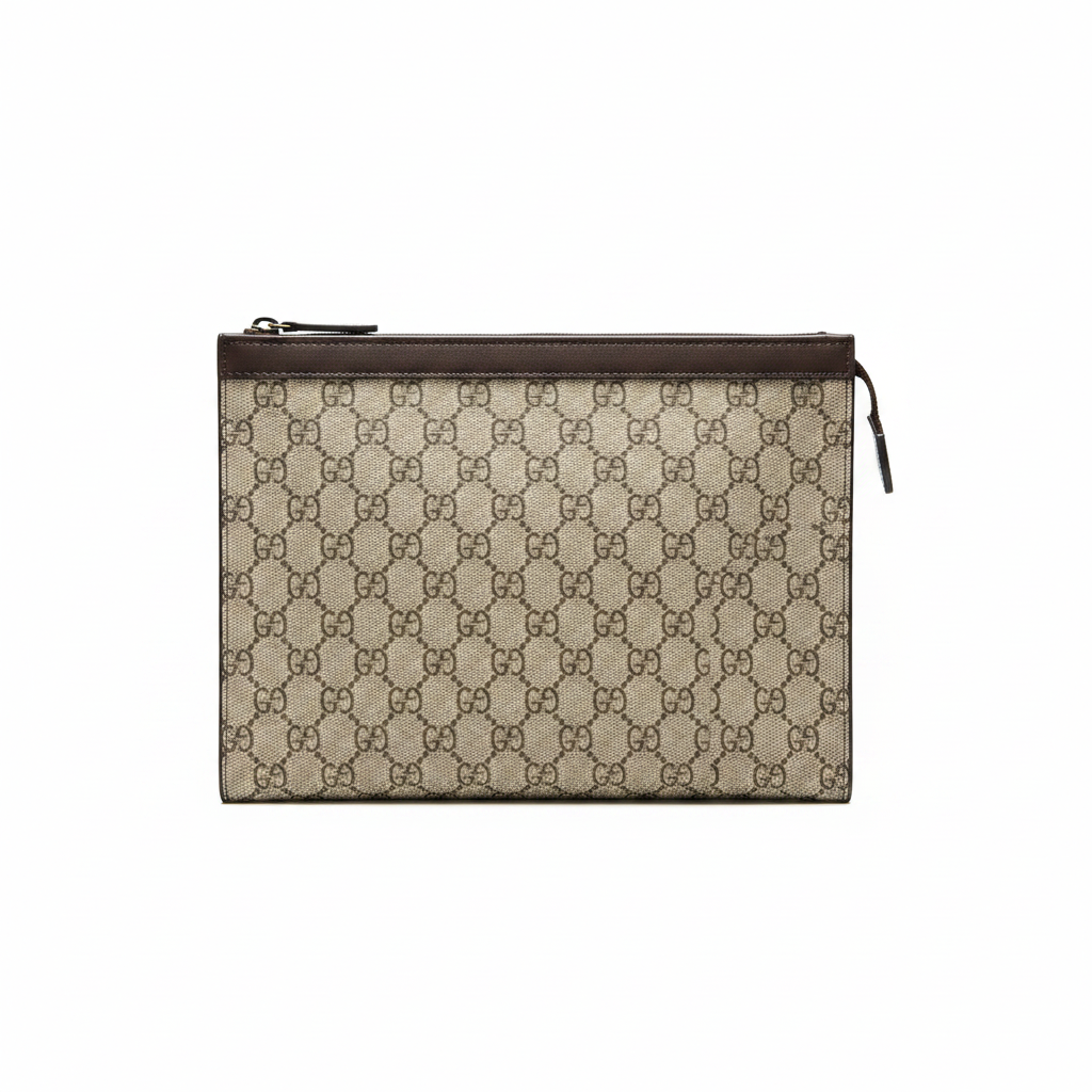 Luxury Monogram Zip Pouch