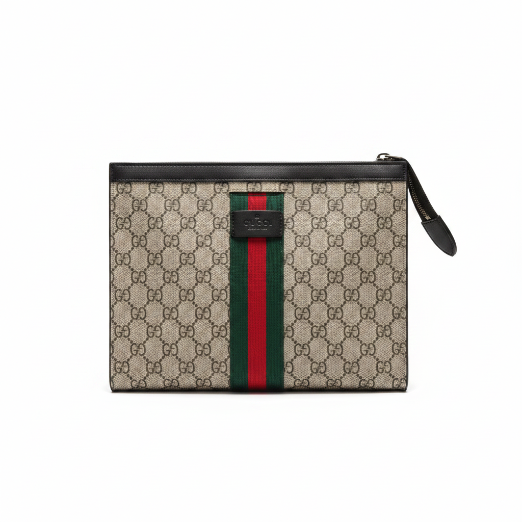 Luxury Monogram Zip Pouch