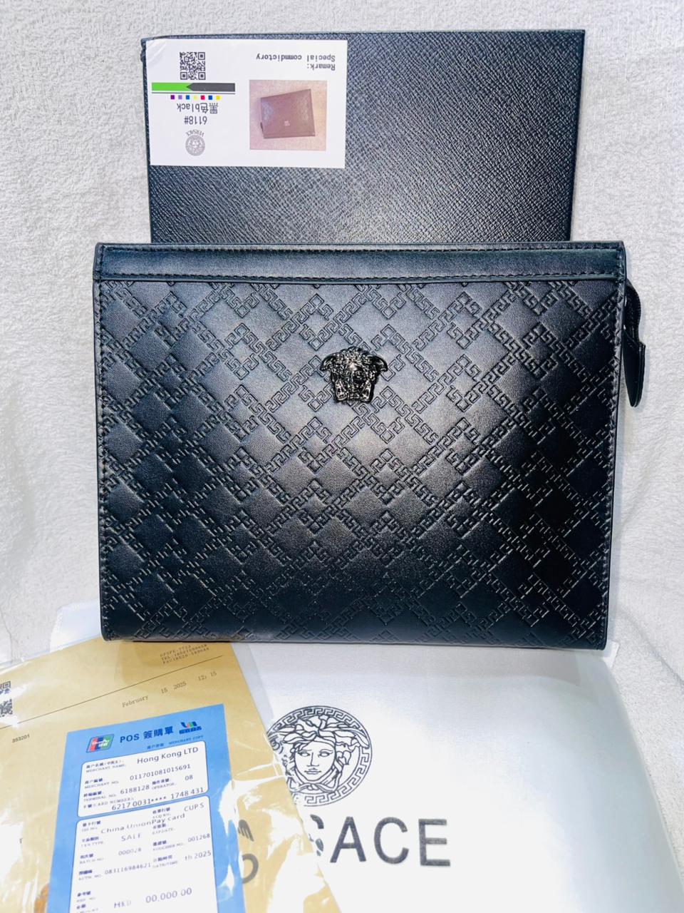 Luxury Monogram Zip Pouch
