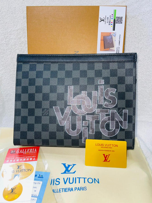 Luxury Monogram Zip Pouch