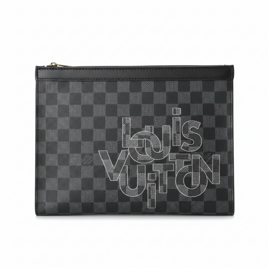 Luxury Monogram Zip Pouch