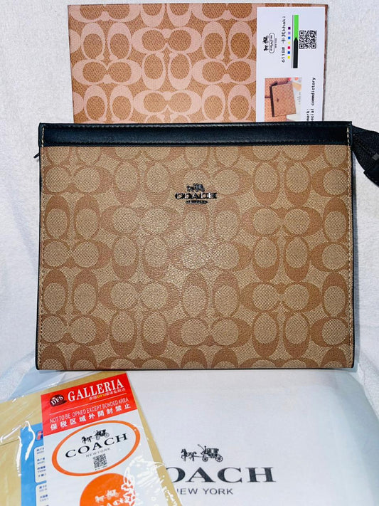 Luxury Monogram Zip Pouch