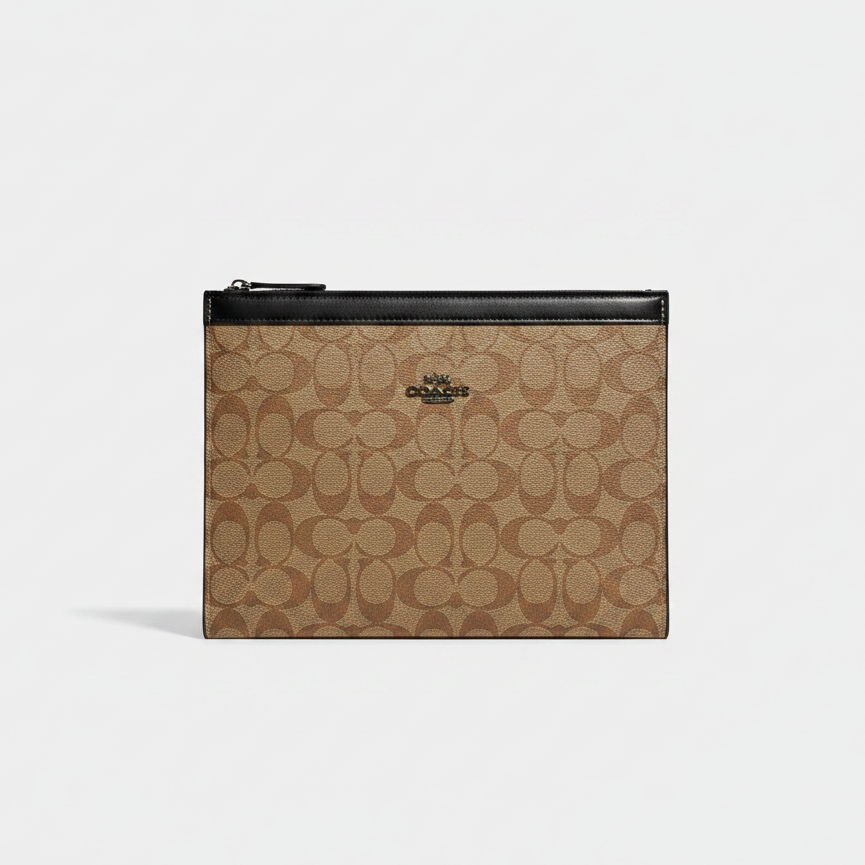 Luxury Monogram Zip Pouch