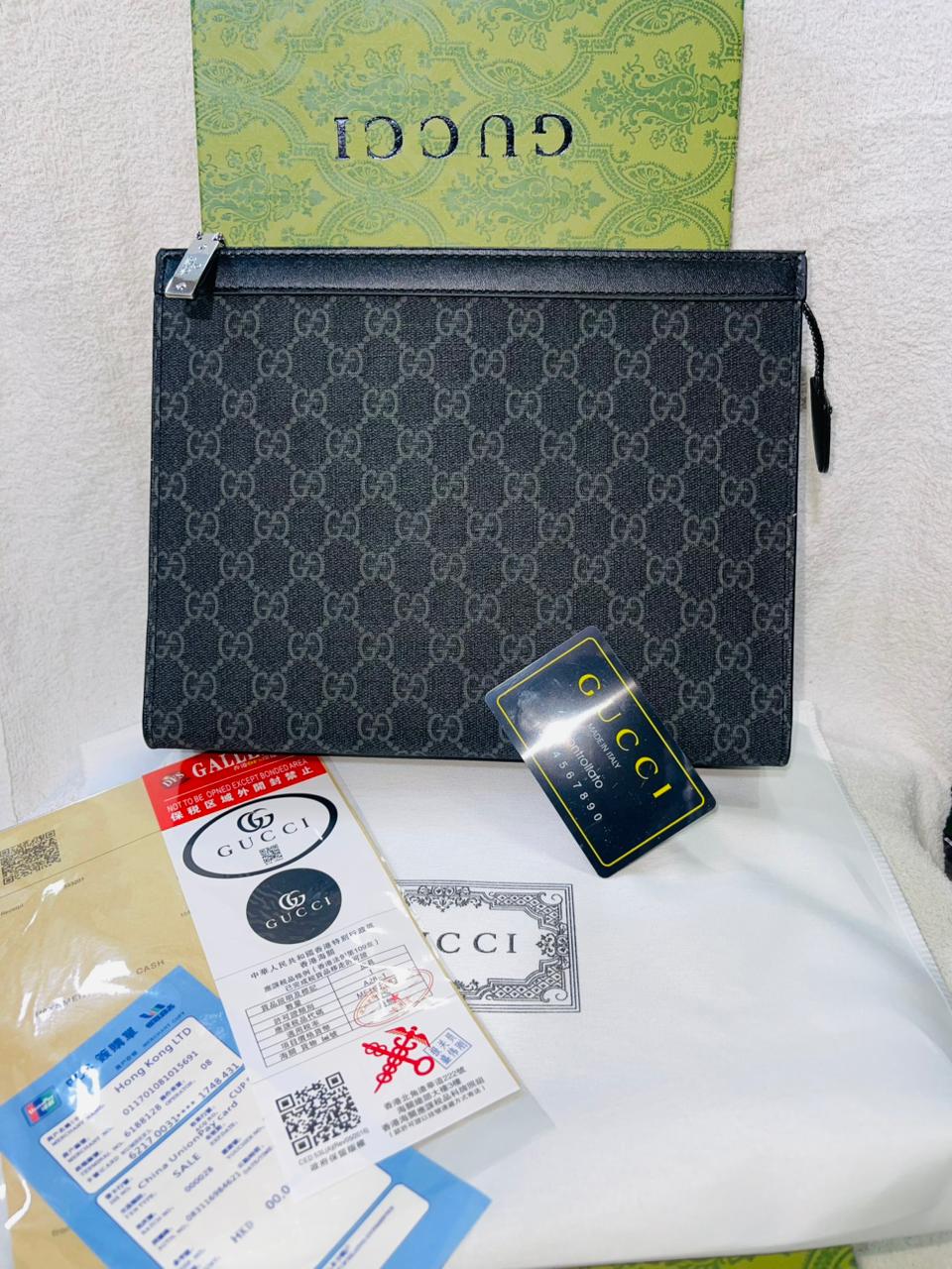Luxury Monogram Zip Pouch