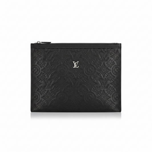 Designer Monogram Zip Pouch