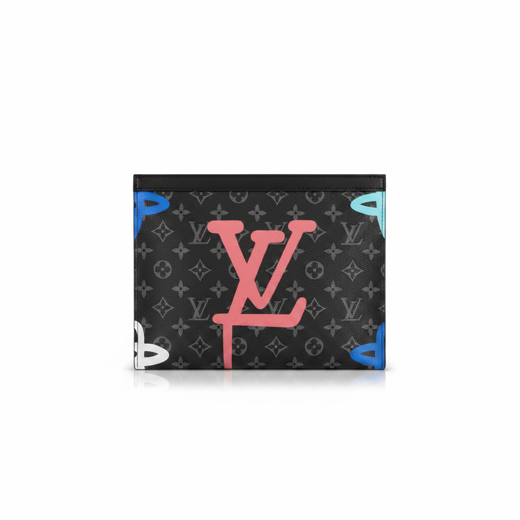 Designer Monogram Zip Pouch