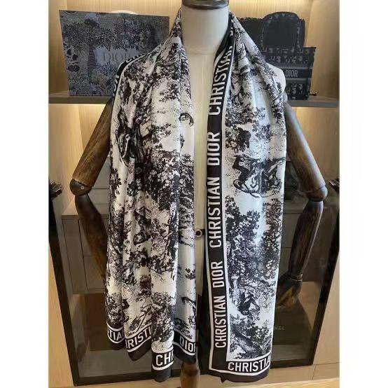 Luxury Monogram Printed Stoles for Women