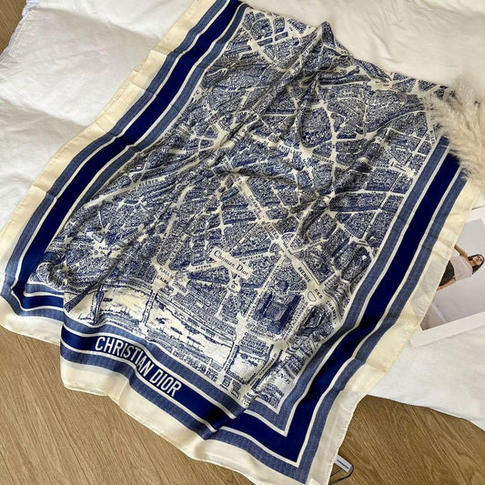 Luxury Monogram Printed Stoles for Women