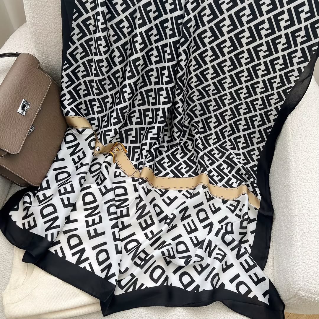 Luxury Monogram Printed Stoles for Women