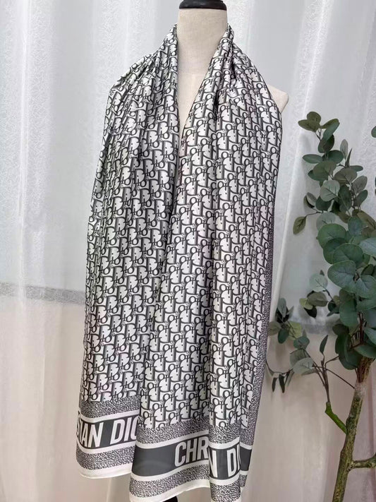 Luxury Monogram Printed Stoles for Women