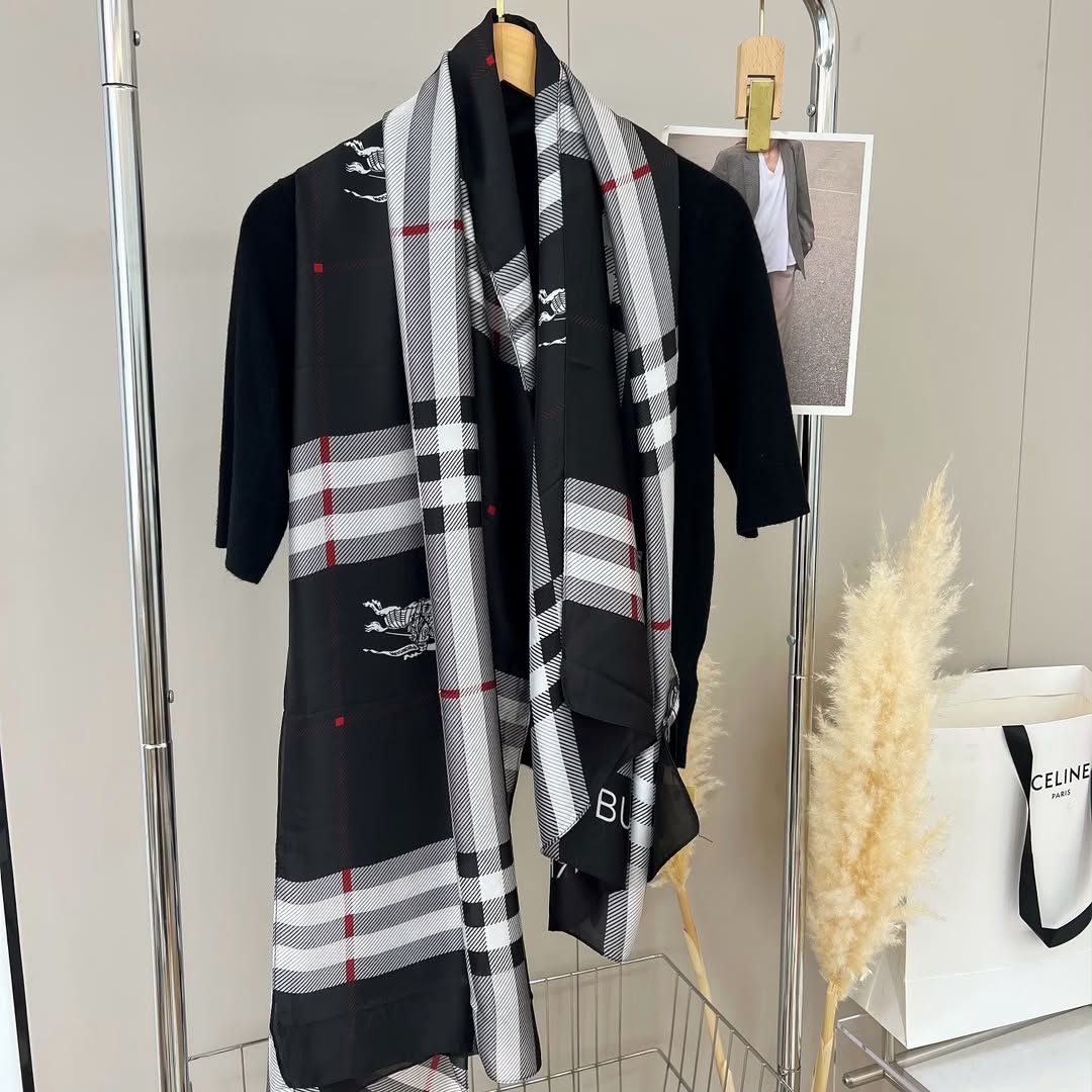 Luxury Monogram Printed Stoles for Women