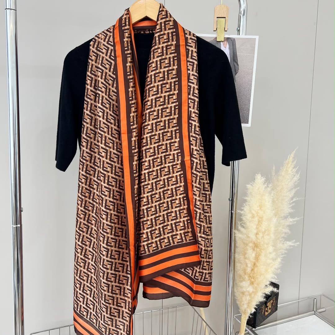 Luxury Monogram Printed Stoles for Women