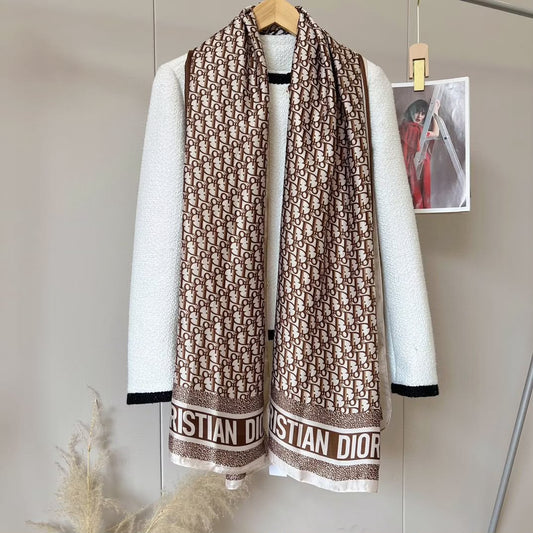 Luxury Monogram Printed Stoles for Women