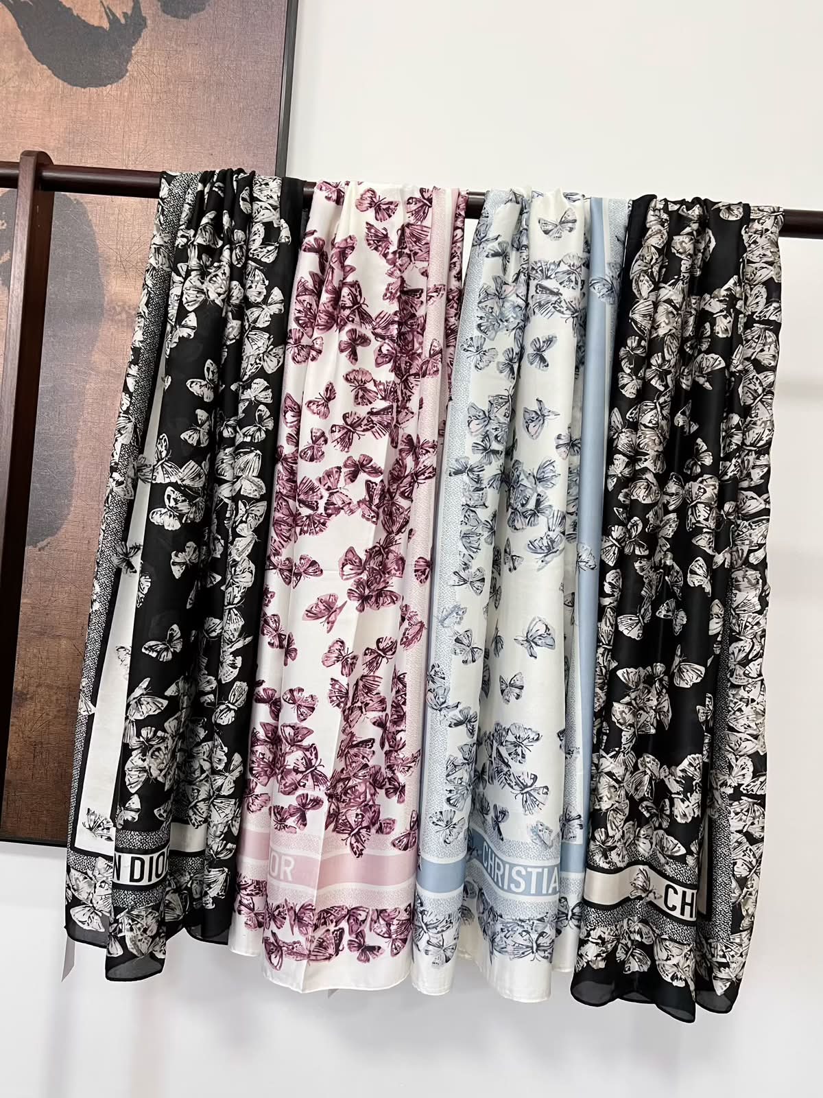 Luxury Monogram Printed Stoles for Women
