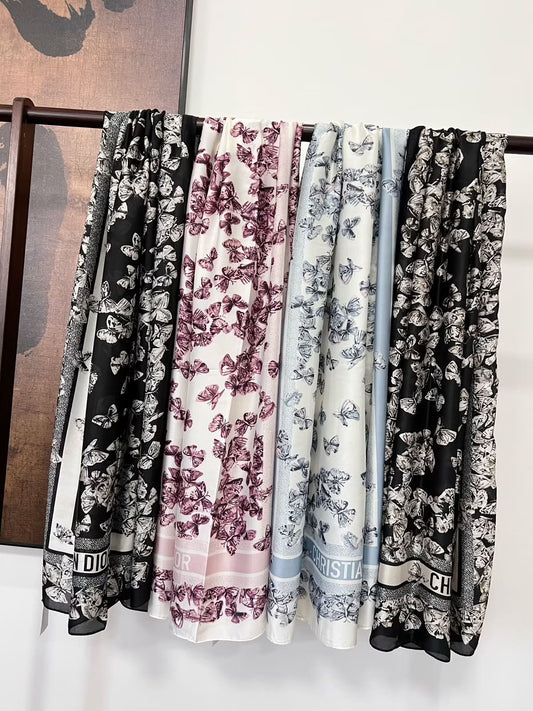 Luxury Monogram Printed Stoles for Women