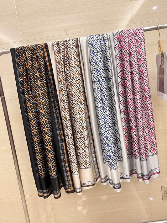 Luxury Monogram Printed Stoles for Women