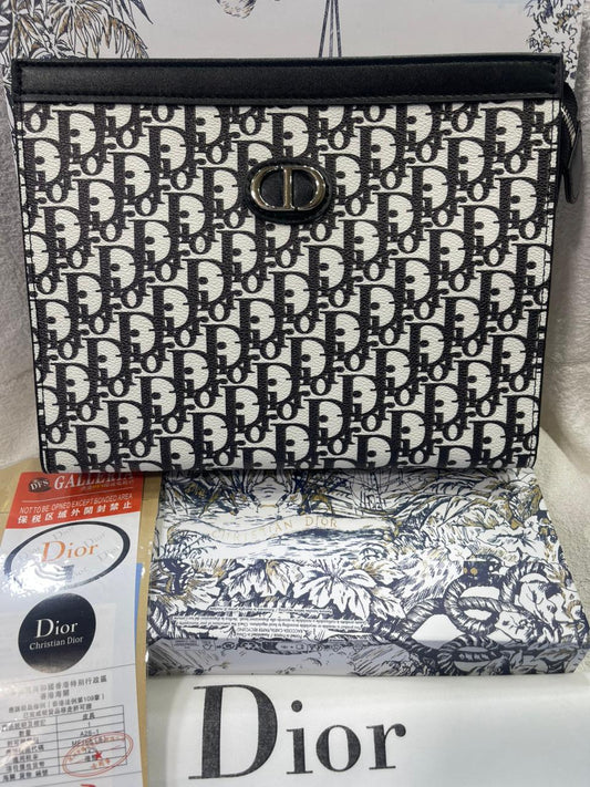 Luxury Monogram Zip Pouch