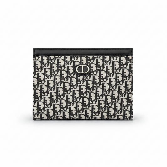 Luxury Monogram Zip Pouch
