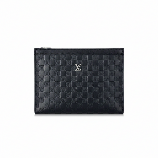 Luxury Monogram Zip Pouch