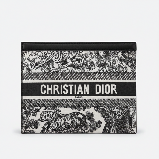 Luxury Monogram Zip Pouch