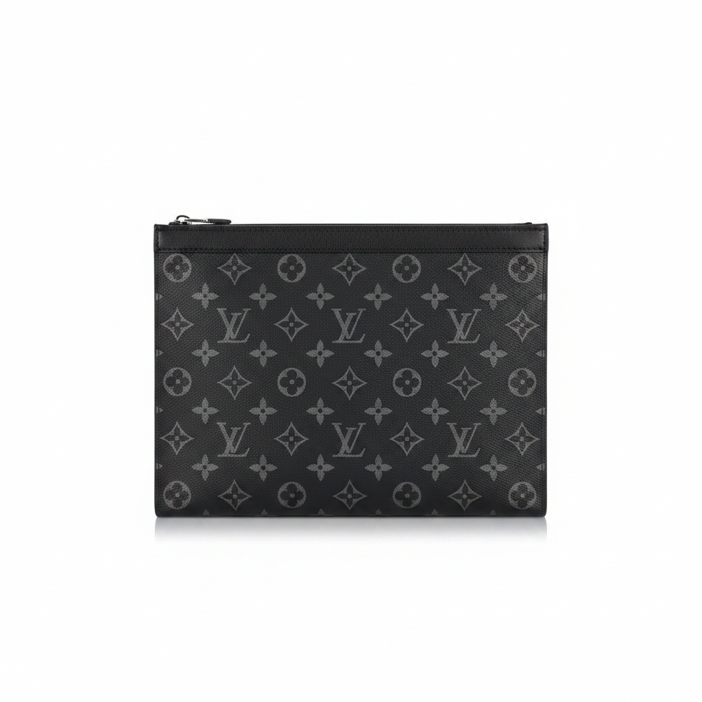 Luxury Monogram Zip Pouch