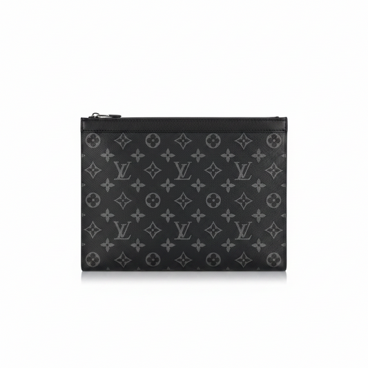 Luxury Monogram Zip Pouch
