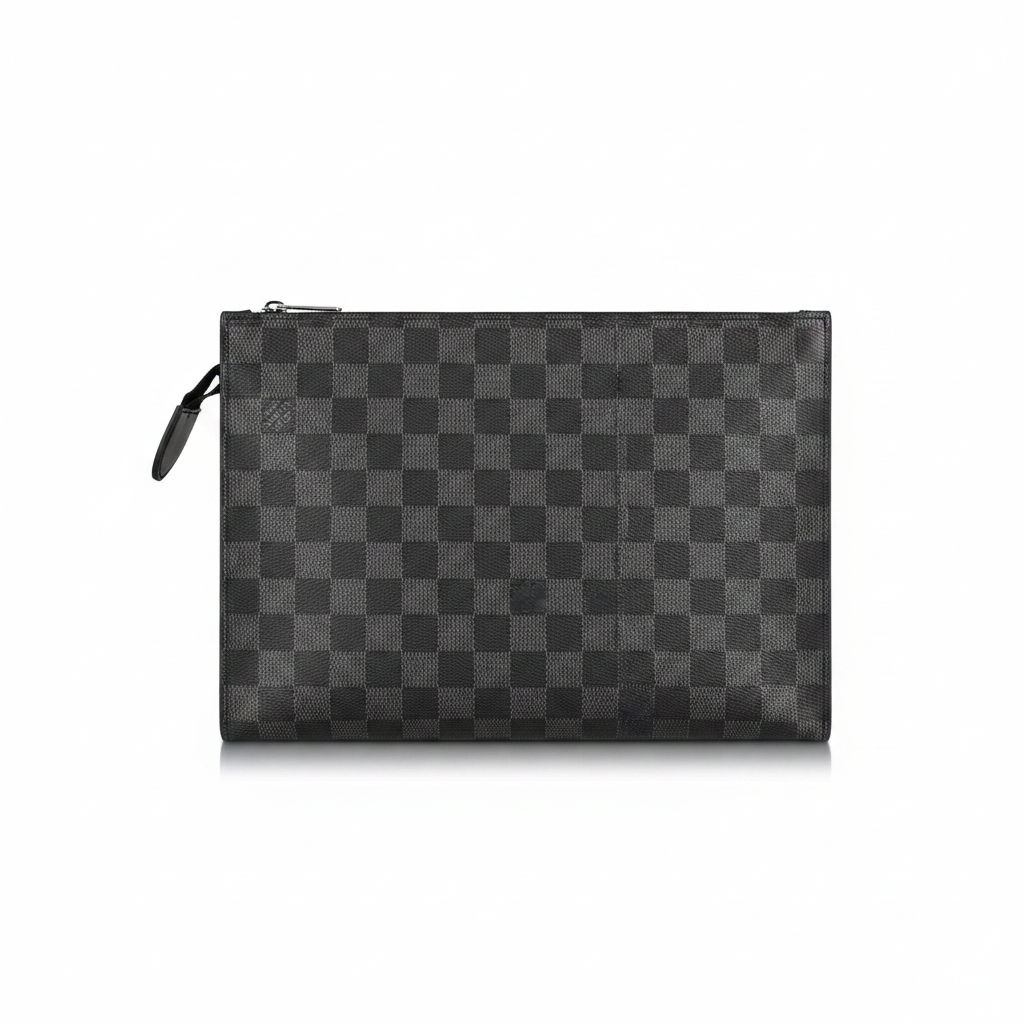 Luxury Monogram Zip Pouch
