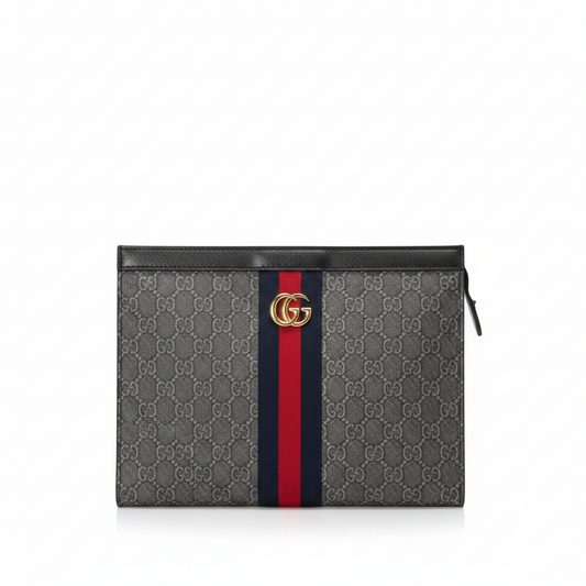 Luxury Monogram Zip Pouch