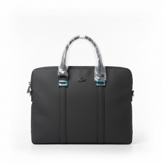 Premium Black Monogram Laptop & Handbag