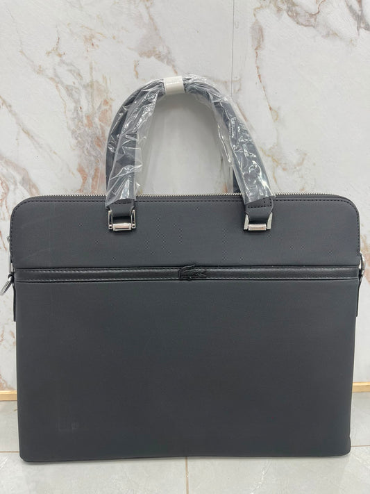 Premium Black Monogram Laptop & Handbag