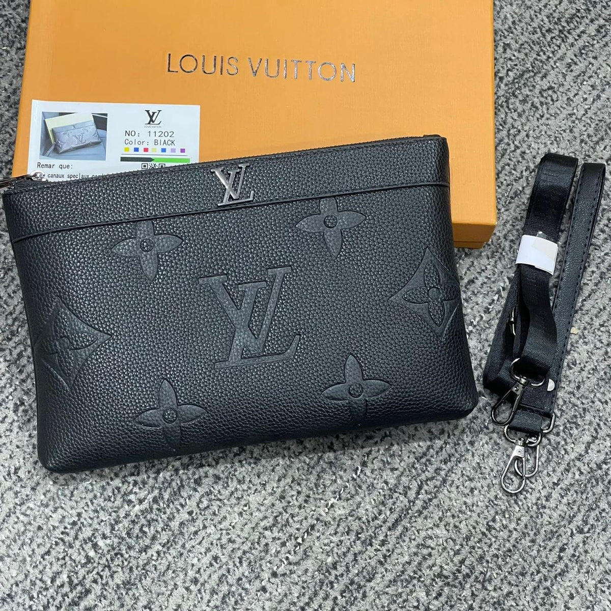 Premium Textured Crossbody Clutch Bag with Adjustable Strap