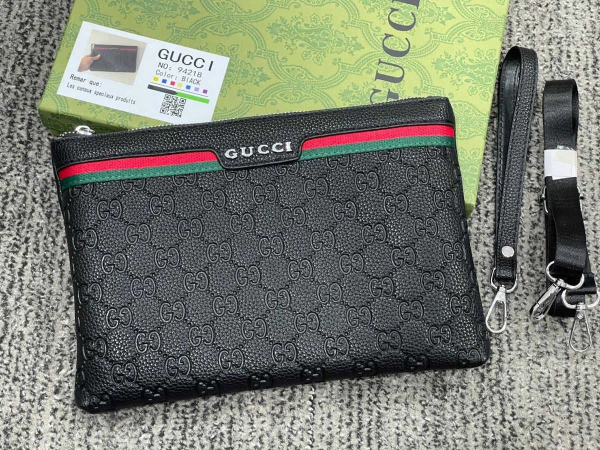 Premium Textured Crossbody Clutch Bag with Adjustable Strap