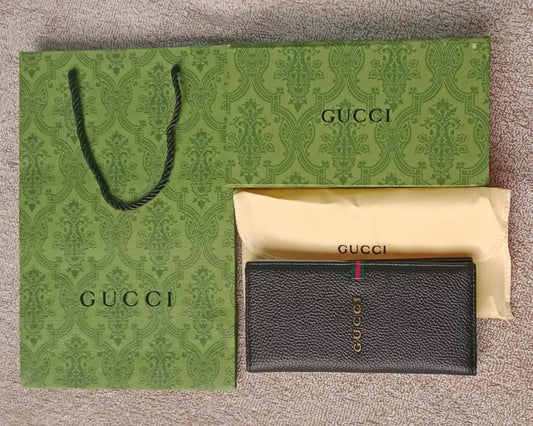 Long Wallet Leather Little Striped