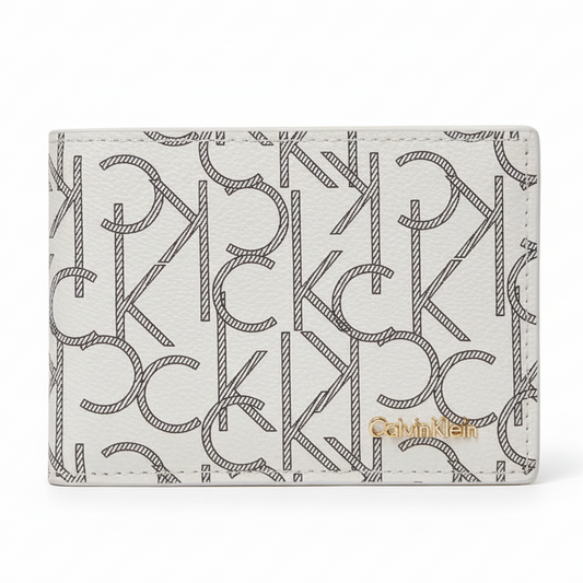 Designer Short Wallet For Men White