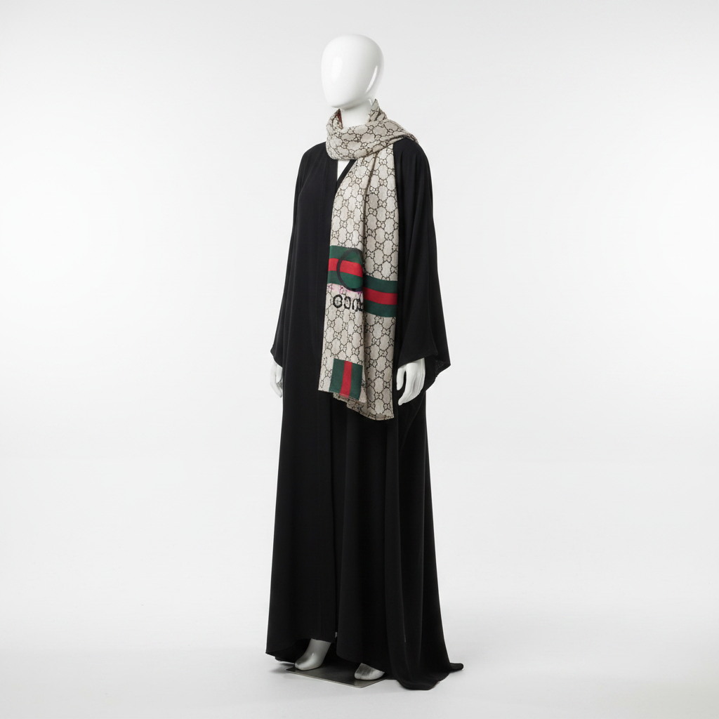 Luxury Monogram Printed Stoles for Women