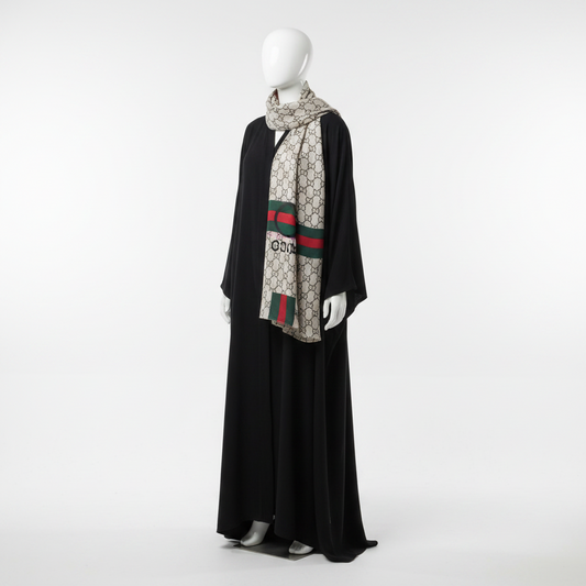 Luxury Monogram Printed Stoles for Women