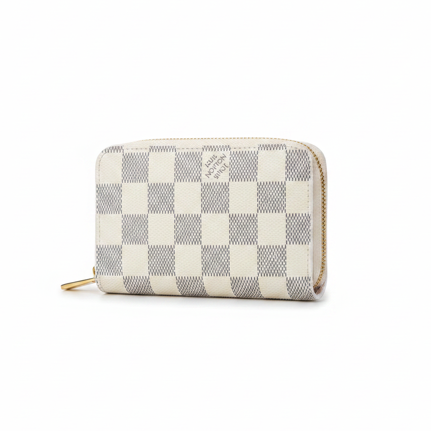 Branded Zip-Around Compact Wallet