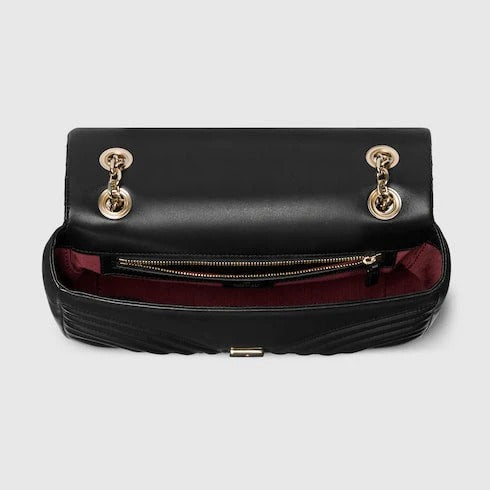 Gucci GG Marmont Shoulder Bag (Black)