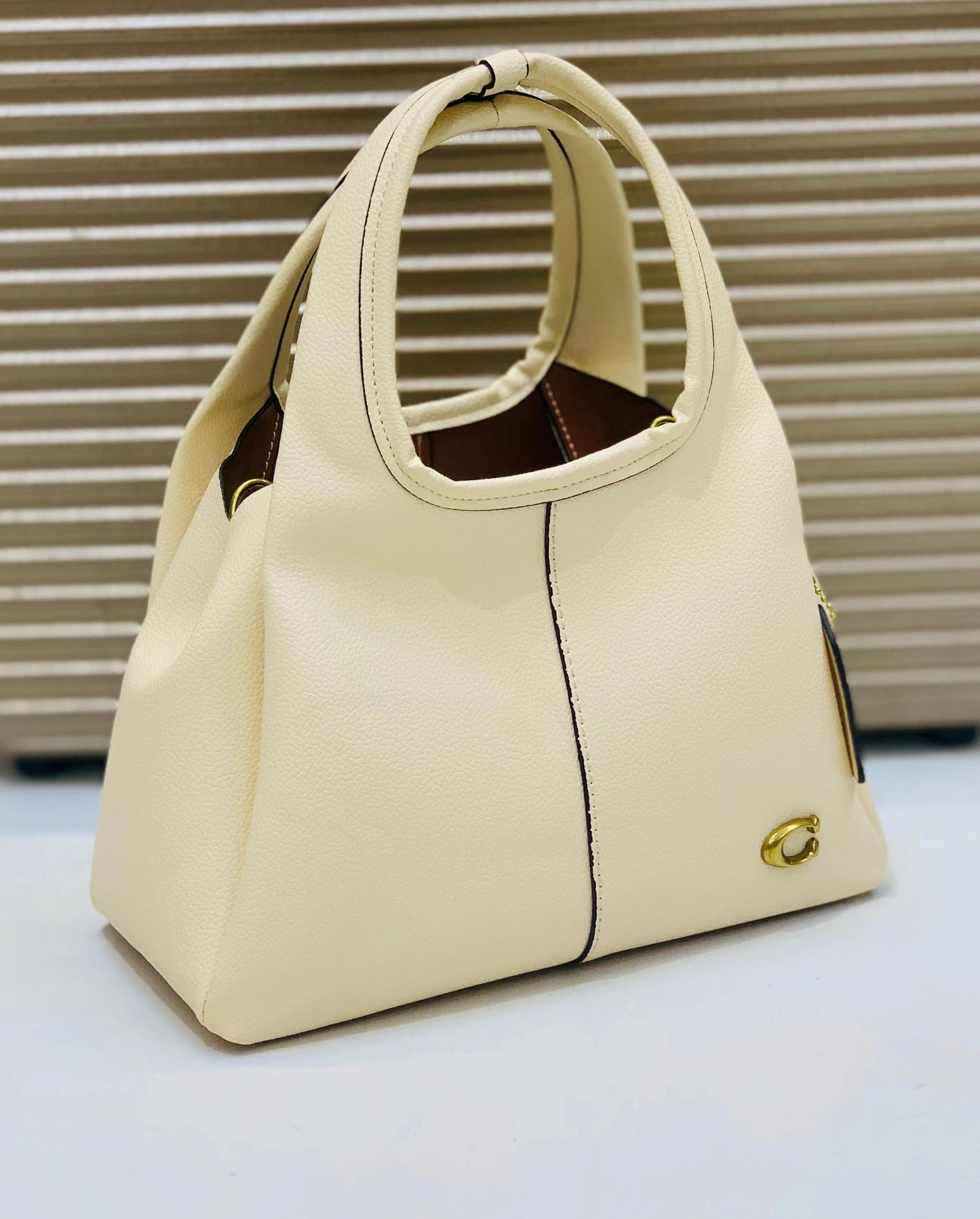 Coach Lana 23 Shoulder Bag Beige