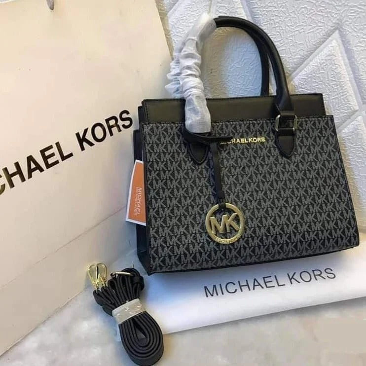 Michael Kors Mercer Hand Bag in Black