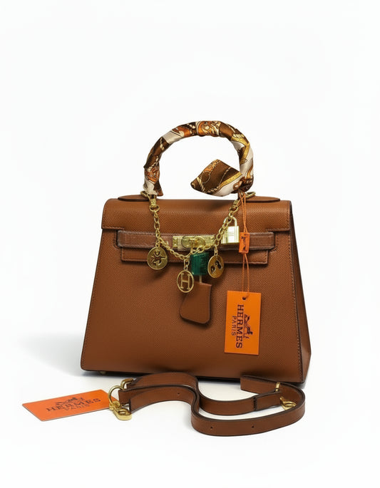 Hermes Kelly 25 Handbag (Brown)