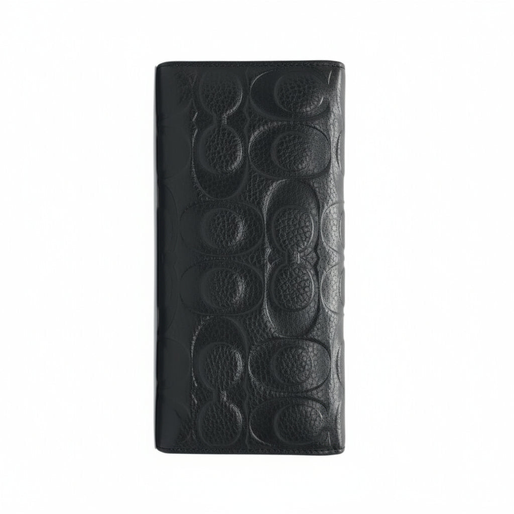 Designer Embossed Long Wallet
