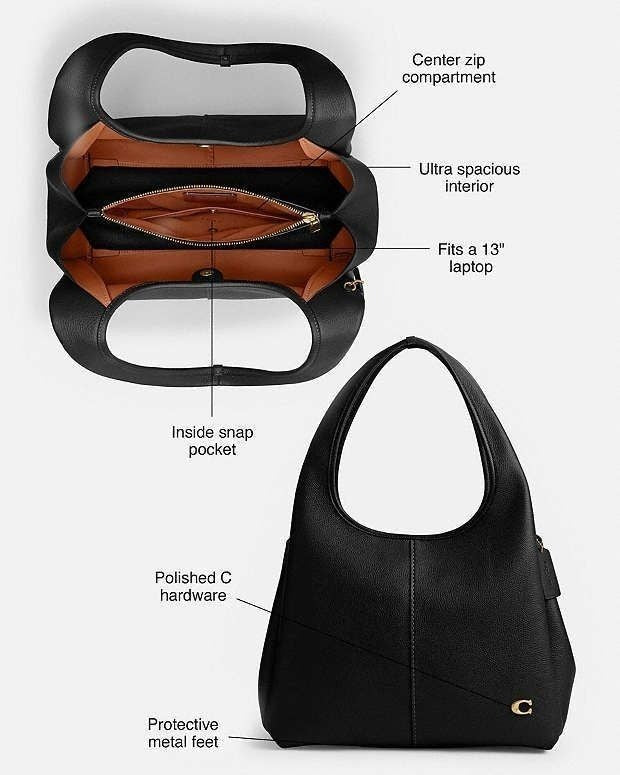 Coach Lana 23 Shoulder Bag Black