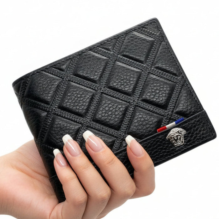 Designer Embossed Small Wallet