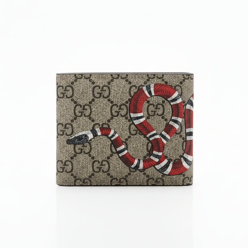 Kingsnake Gucci Small Leather Wallet for Men