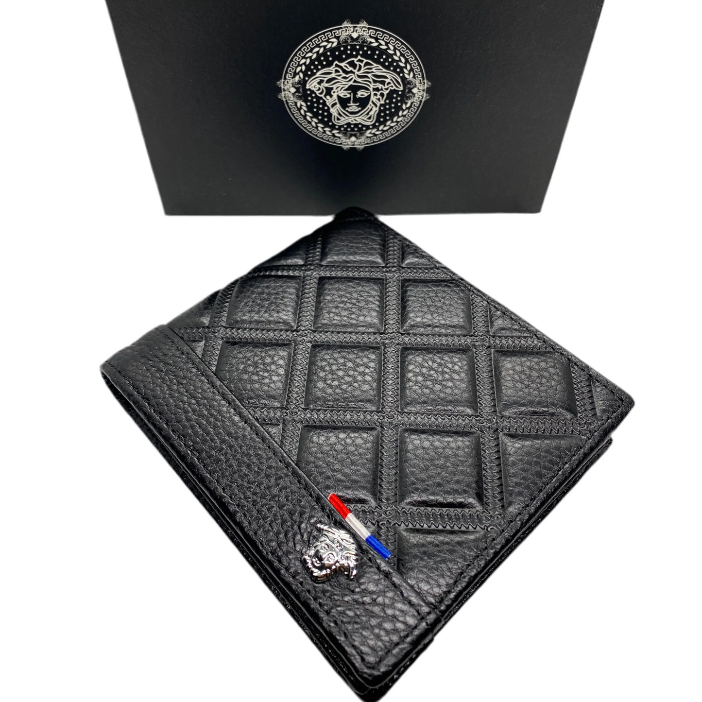 Designer Embossed Small Wallet