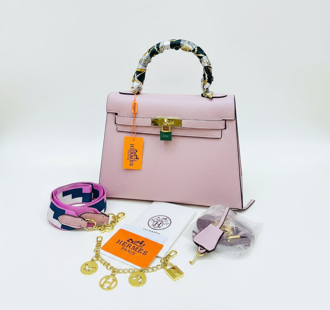 Hermes Kelly 25 Handbag (Pink)