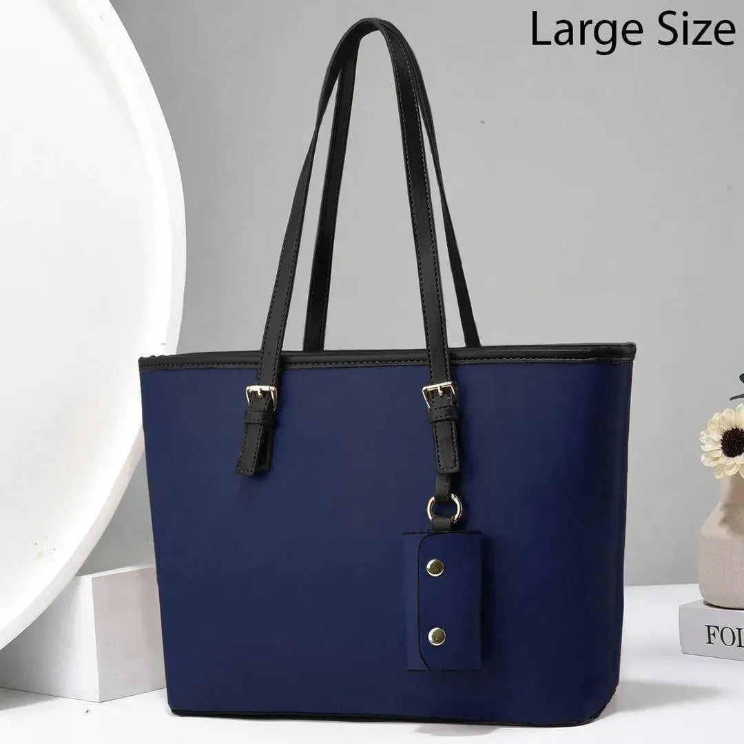 Women's PU Leather Plain Shoulder Bag  1 Pcs Large size